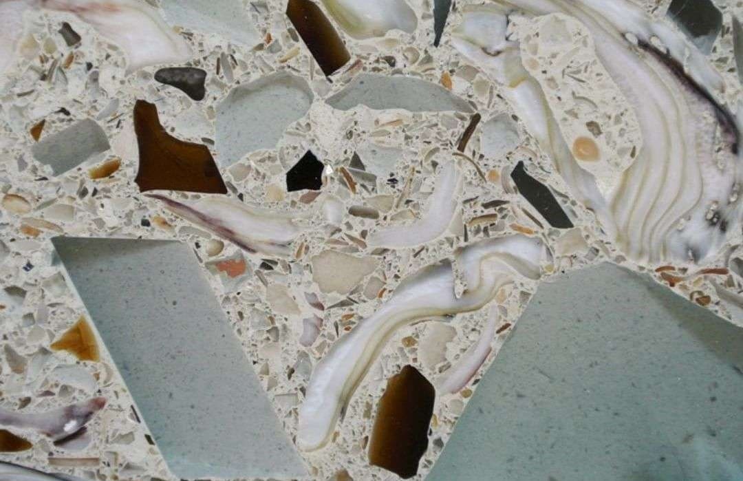 Viridian Amber Eco Quartz Slab Hawaii Stone Imports