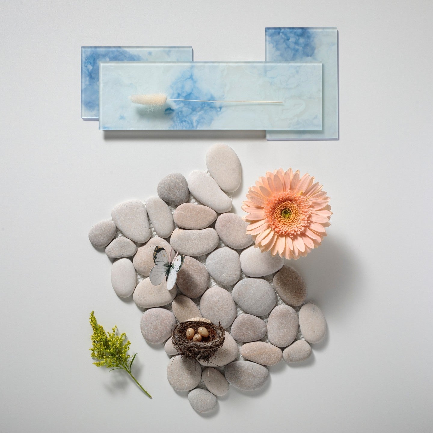 FRENCH TAN, PERFECT PEBBLE