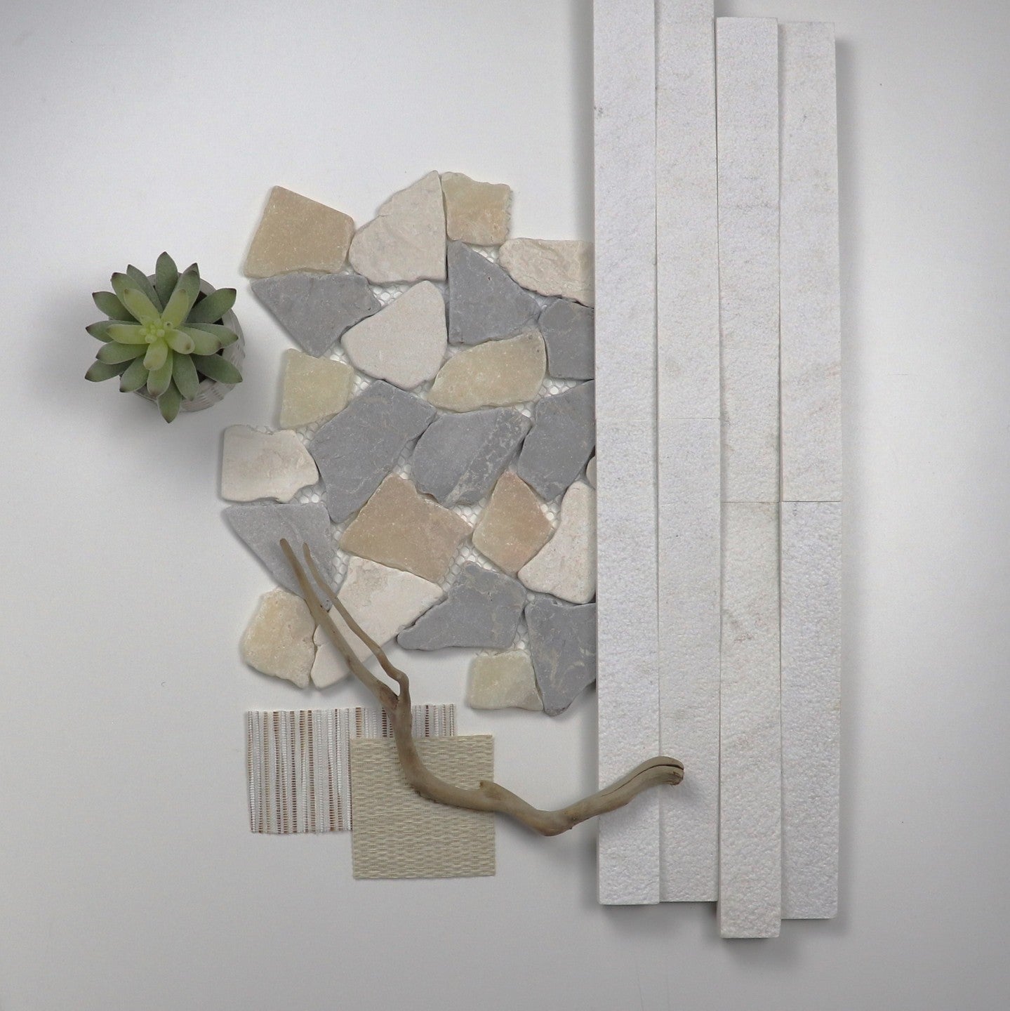 ALABASTER, INTERWOVEN PANEL, Bush Hammered