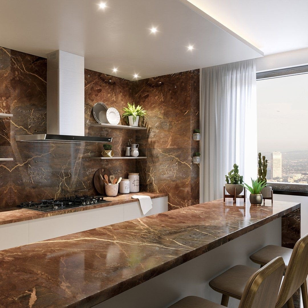 BRONZITE Quartzite Polished Slab
