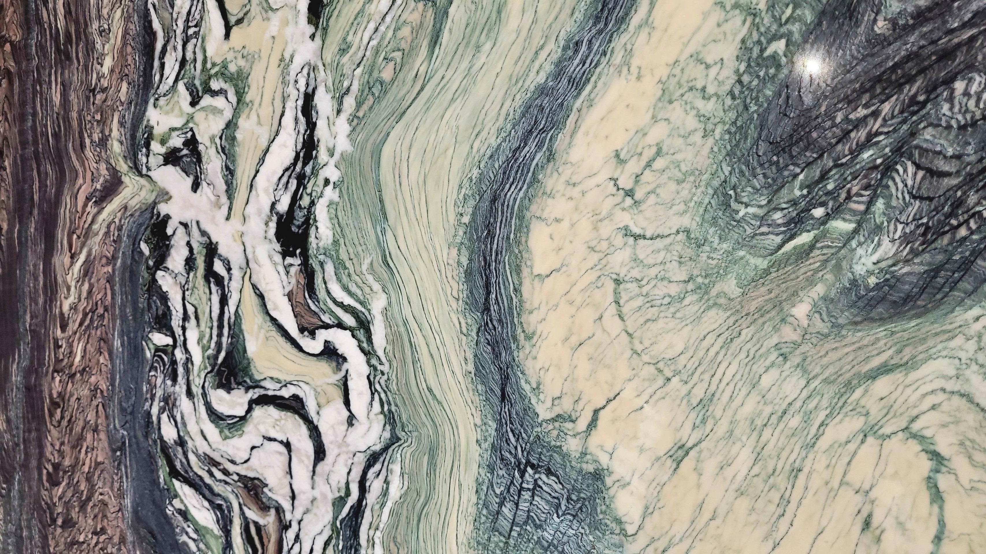 CIPOLLINO VERDE Marble Polished Slab