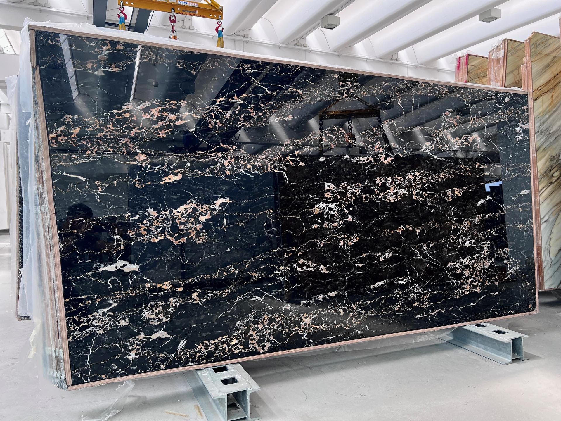 NERO PORTORO ORIGINALE Marble Polished Slab