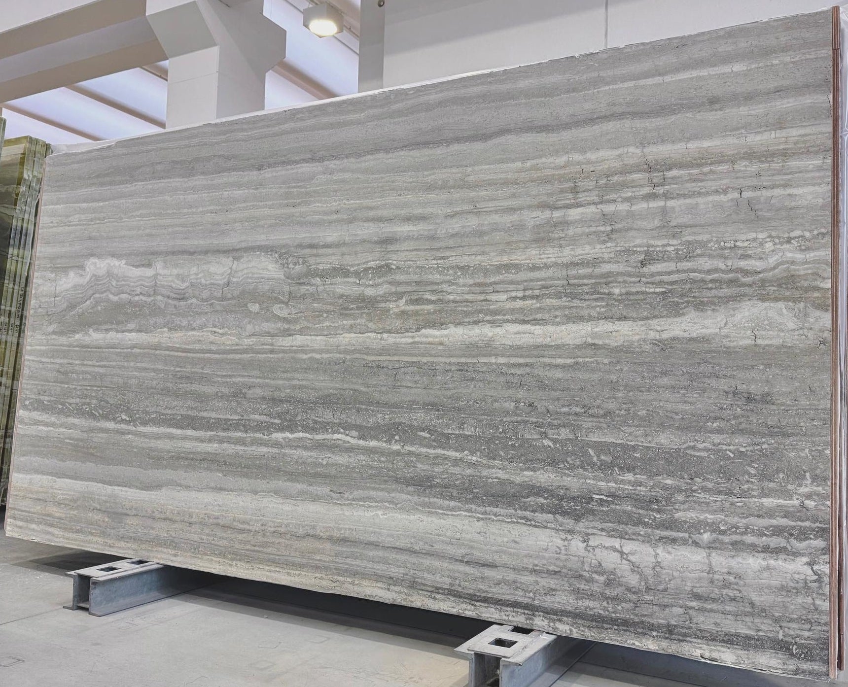 OCEAN BLUE Travertine Honed-Filled Slab