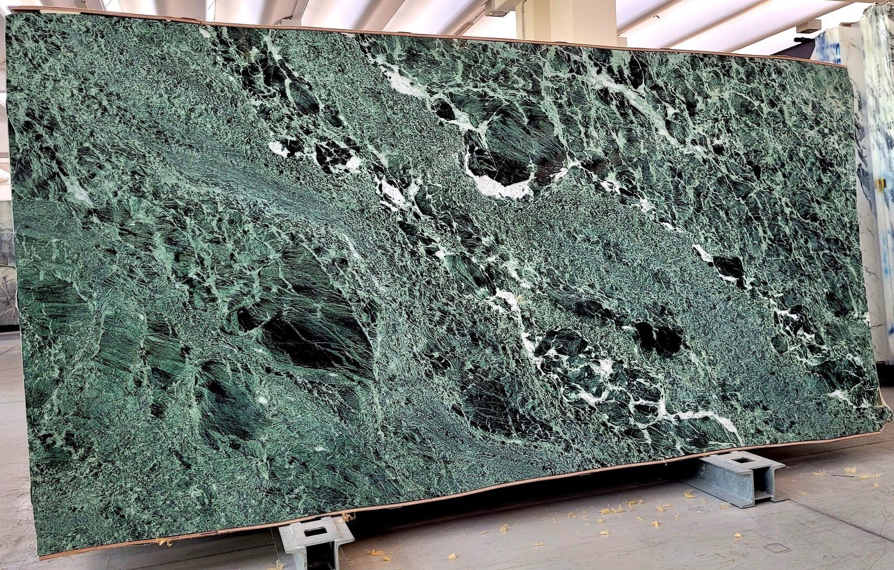 VERDE ALPI Marble Leather Slab