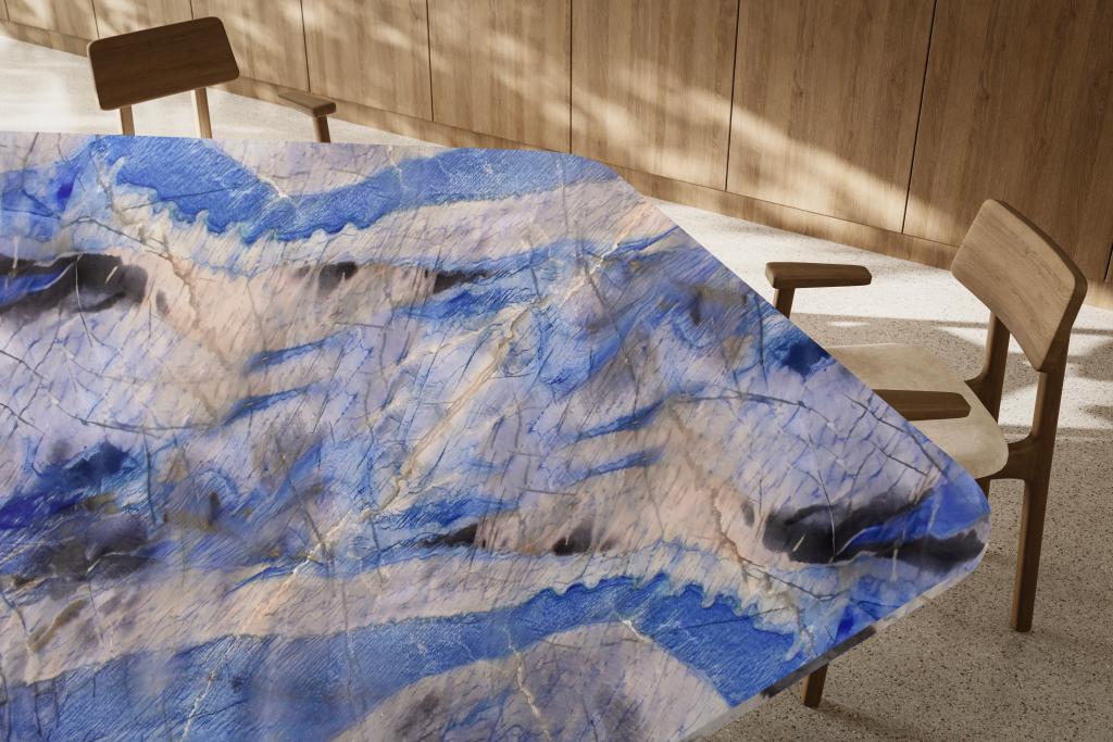 BLUE MACAUBAS INFINITY Quartzite Polished Slab