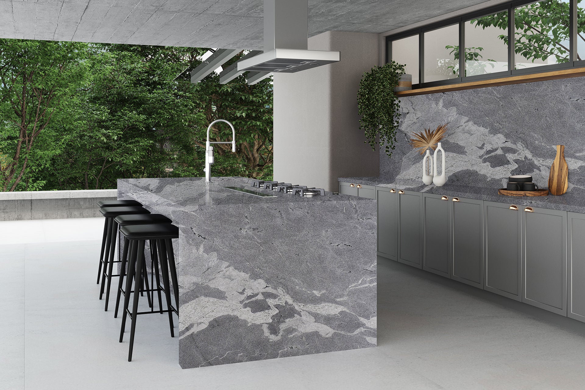 DARK BEAUTY Granite Polished Slab