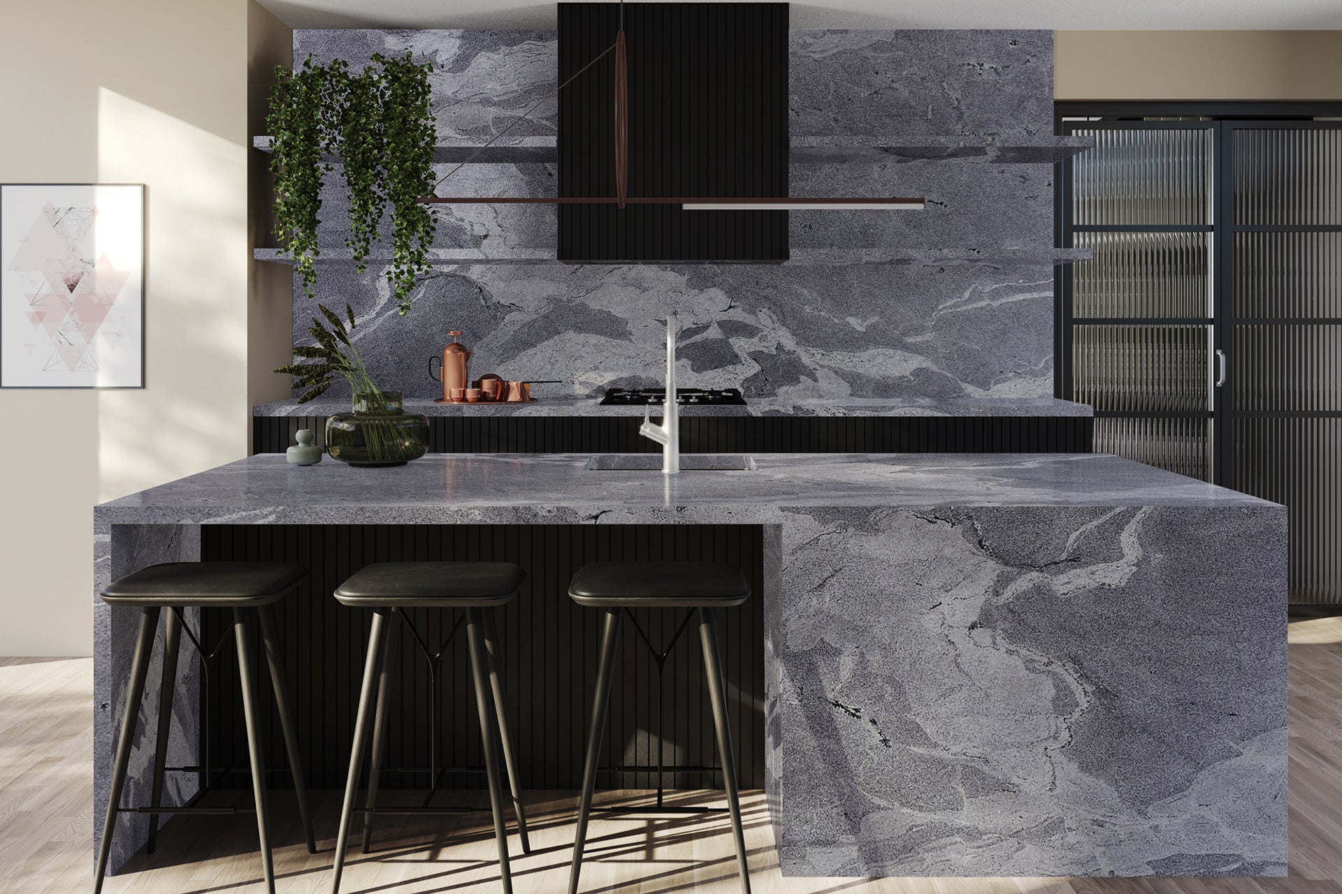 DARK BEAUTY Granite Polished Slab