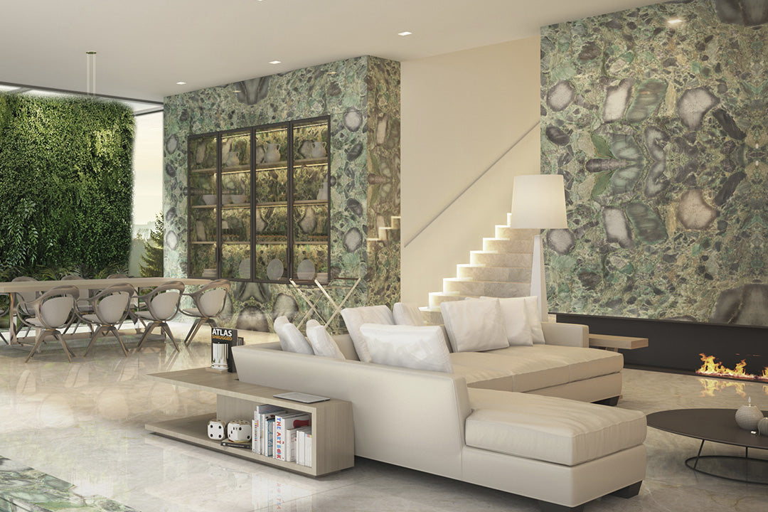 EMERALD GREEN Quartzite Polished Slab