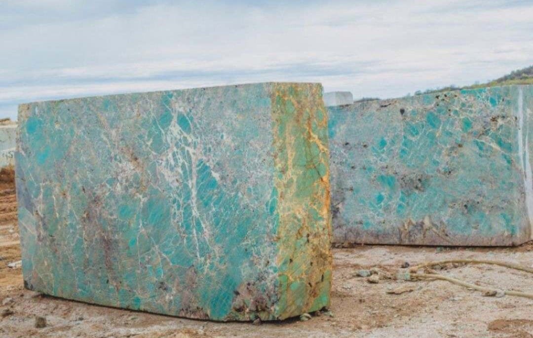 Amazonite Semi Precious Slab Hawaii Stone Imports