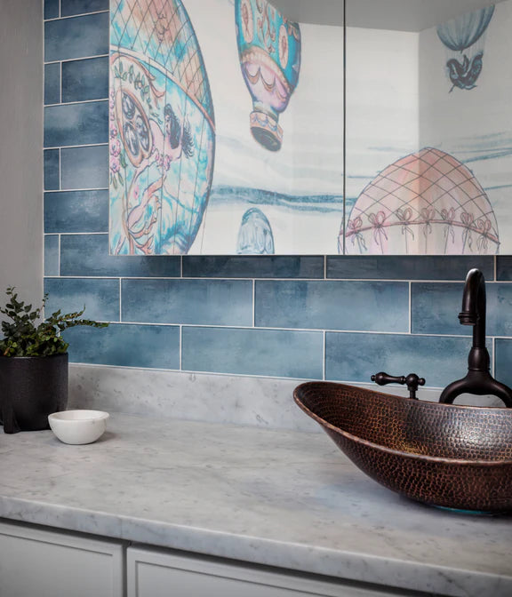 HORIZON BLUE, IMPRESSIONS 12x3.5