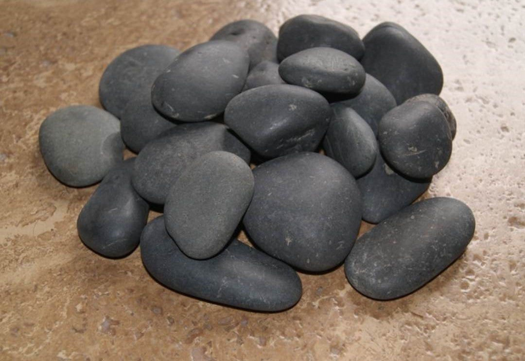 Medan Charcoal Garden Pebble Hawaii Stone Imports