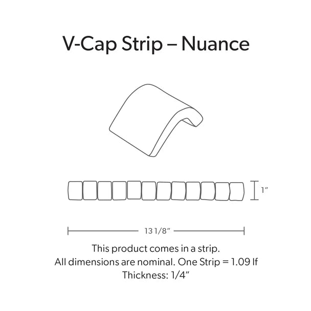 RAINWASHED, LAVA V-CAP STRIP