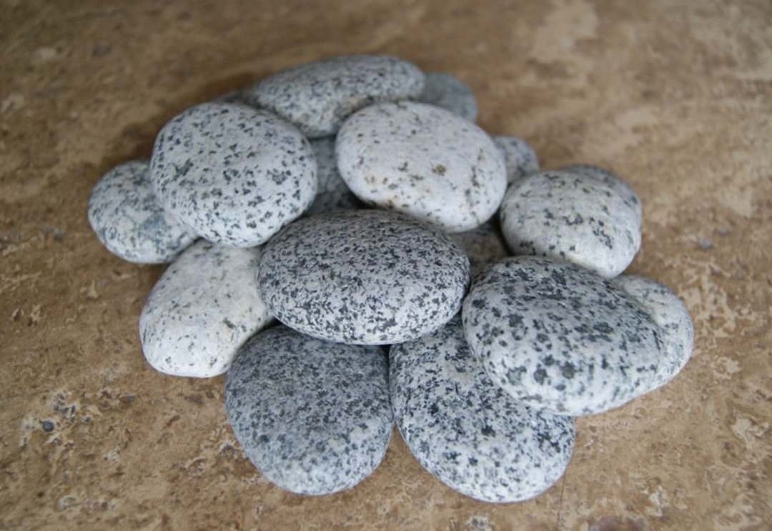 Sumba Speckled Basalt Garden Pebbles Hawaii Stone Imports