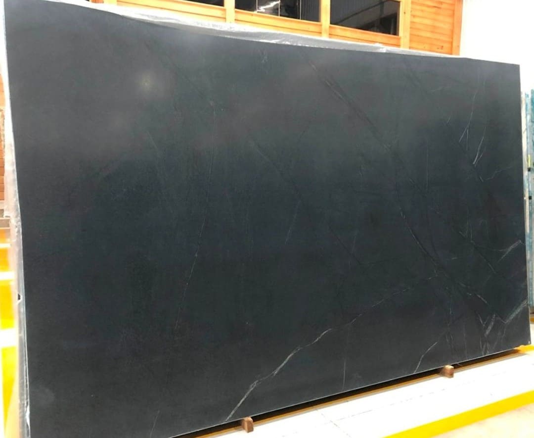 Black Vie Soapstone Slab Hawaii Stone Imports