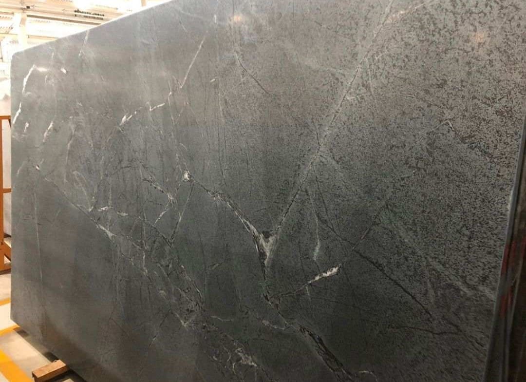 Black Vie Soapstone Slab Hawaii Stone Imports