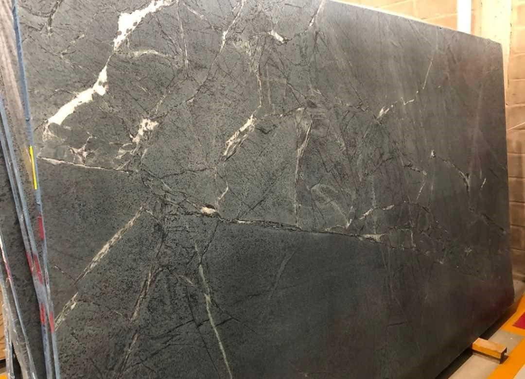 Black Vie Soapstone Slab Hawaii Stone Imports
