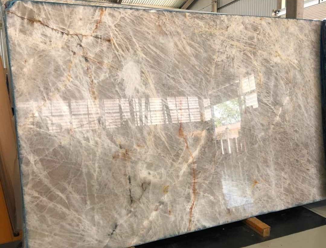 Diamond Crystal Quartzite Slab Hawaii Stone Imports