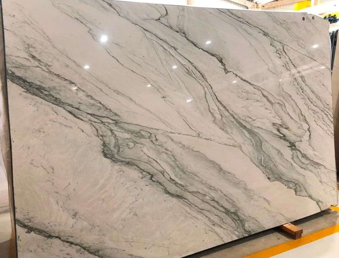 Infinity White Quartzite Slab Hawaii Stone Imports