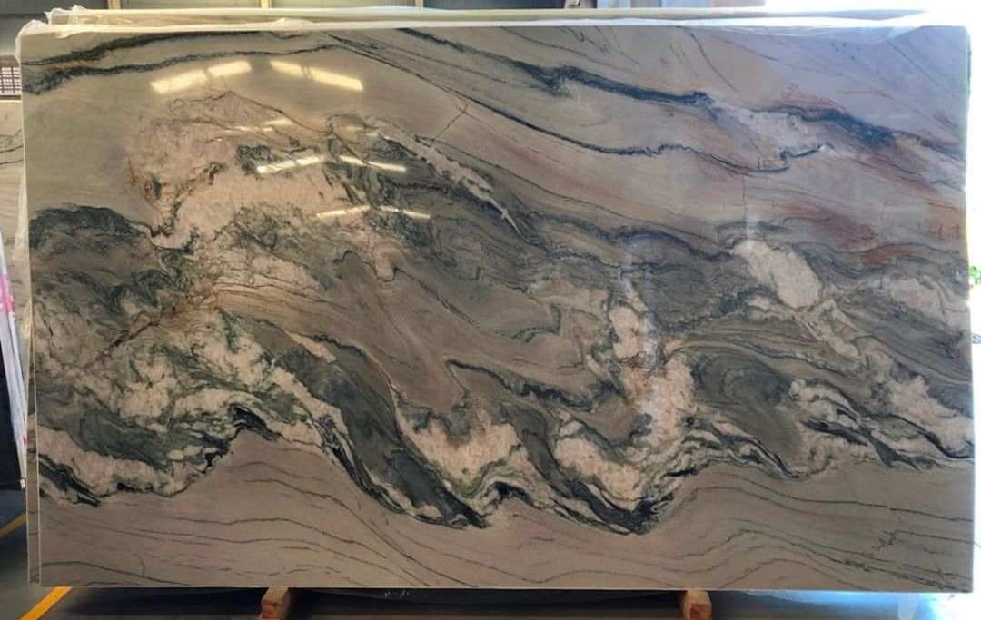 Macaubas Phantasy Quartzite Slab Hawaii Stone Imports