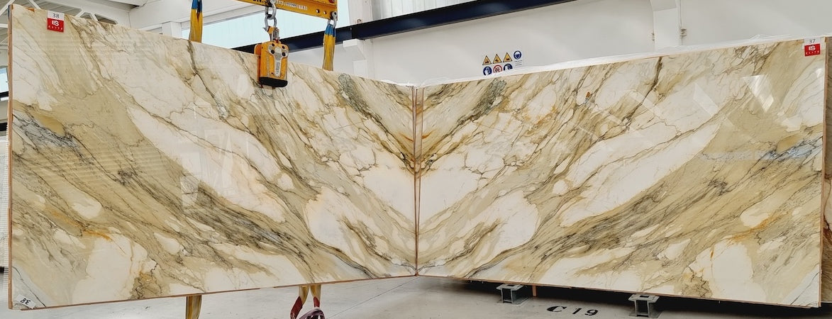 CALACATTA BORGUINI GOLD Marble Polished Slab