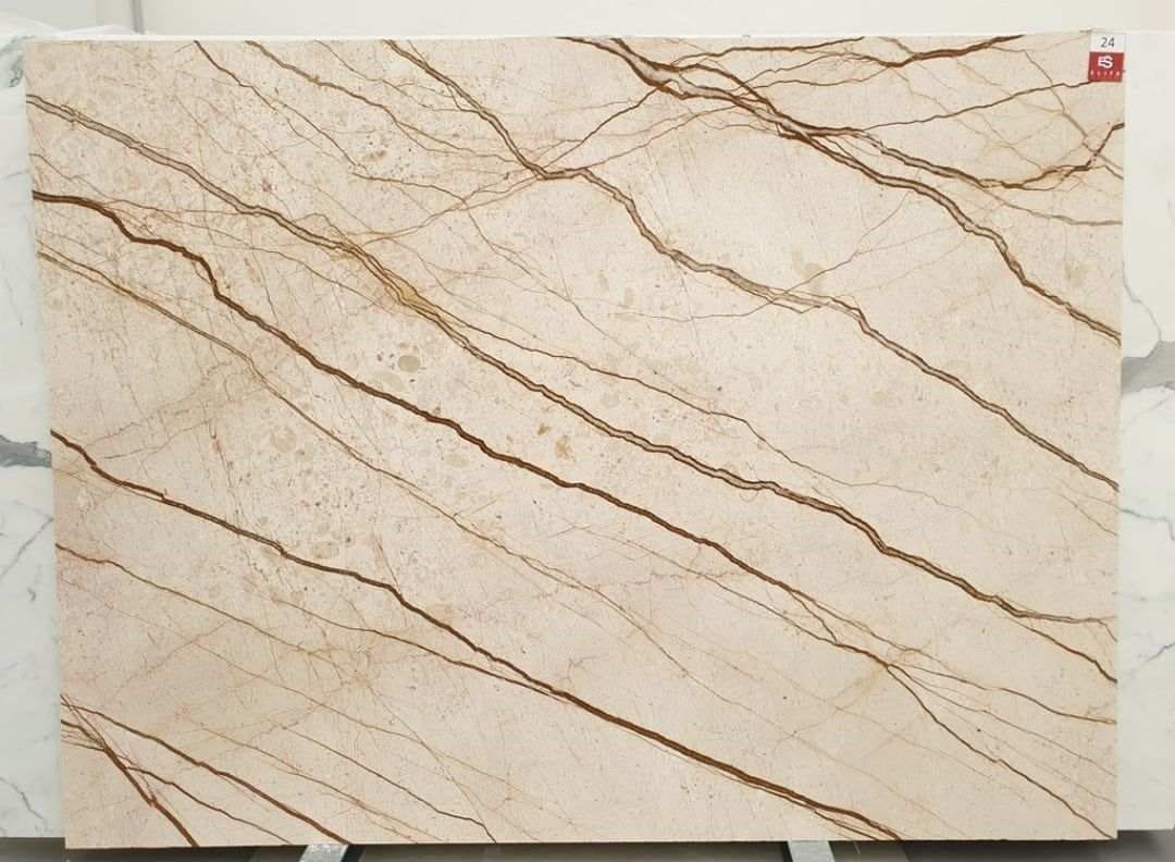 Crema Luz Marble Slab Hawaii Stone Imports