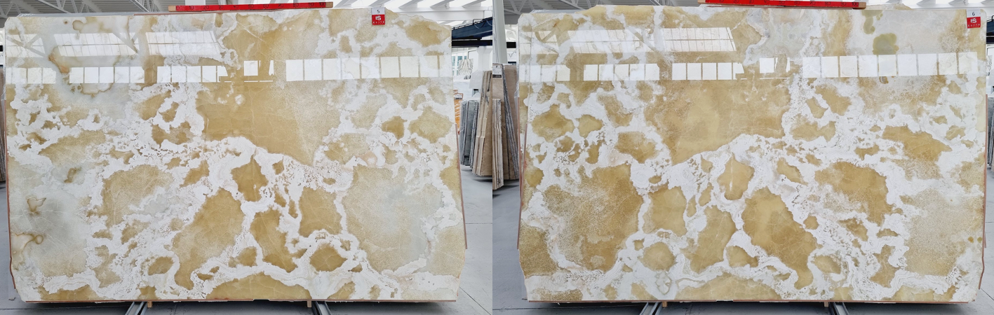 AMBER Onyx Polished Slab