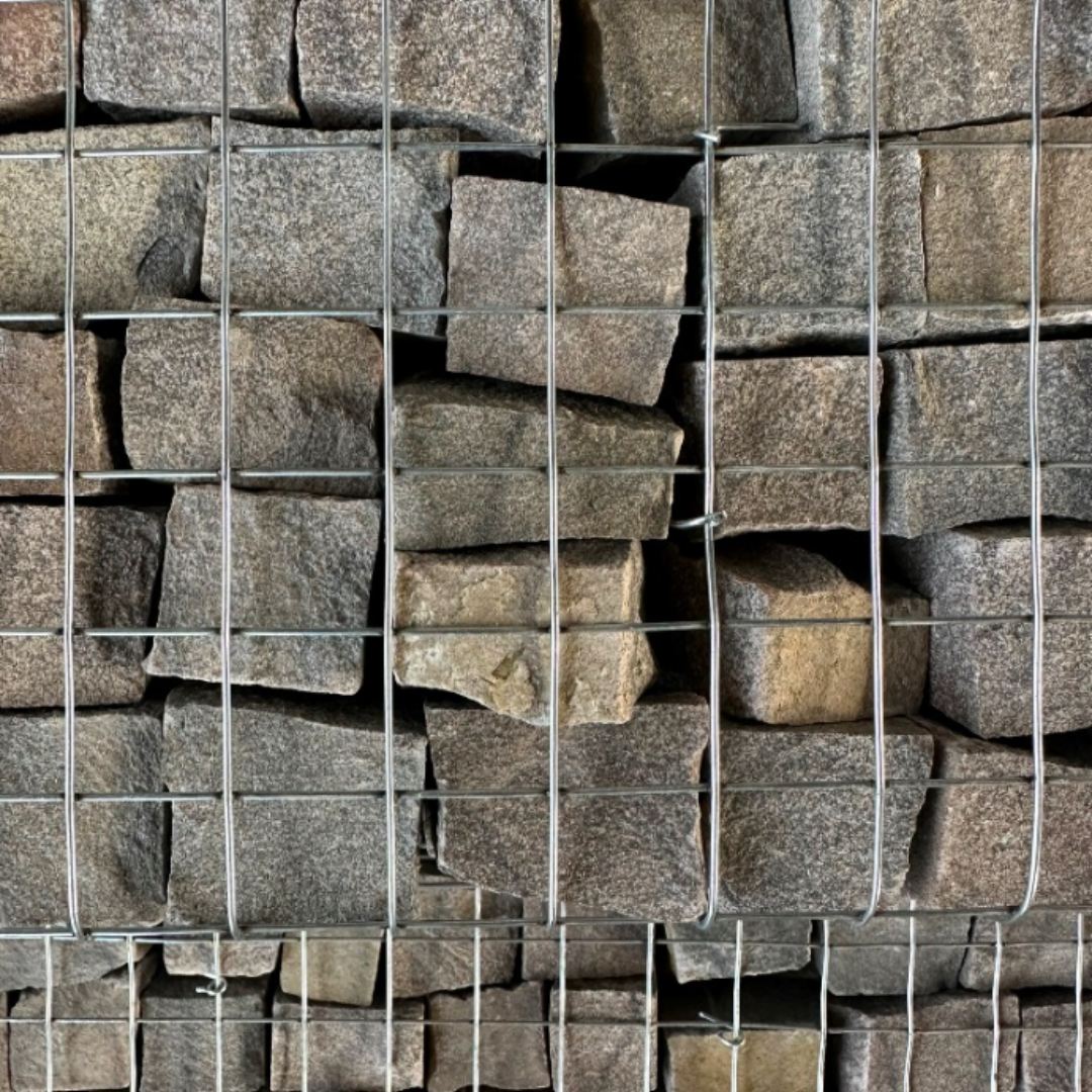 GABIAO VULCANO Basalt Split-face irregular squares Wall Veneer