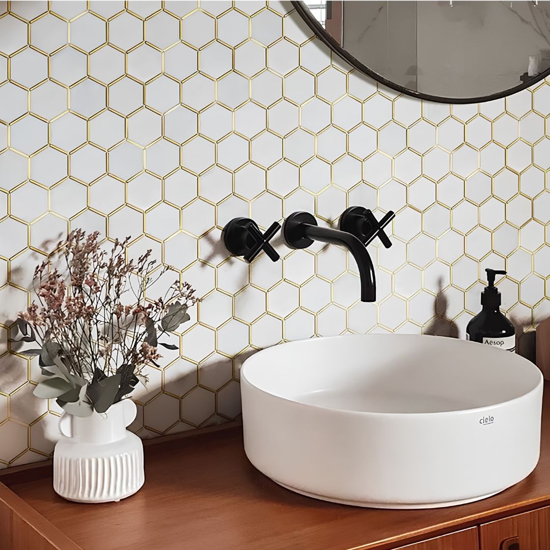AMARANTE, ARVENA HEXAGON, Mosaic - Asian