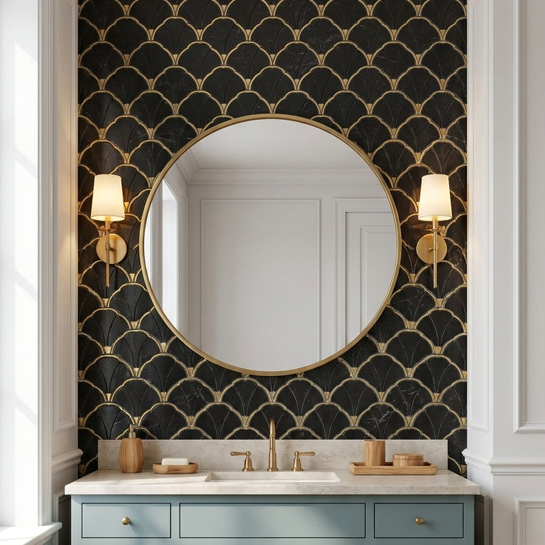 ARABESCO, ARCUS SHELL FAN, Mosaic - Tutta Vita