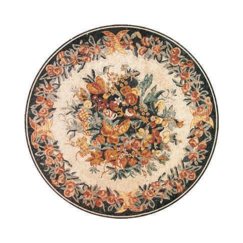 COLONNA, ACANTO HAND-CUT MURAL, Mosaic - Asian