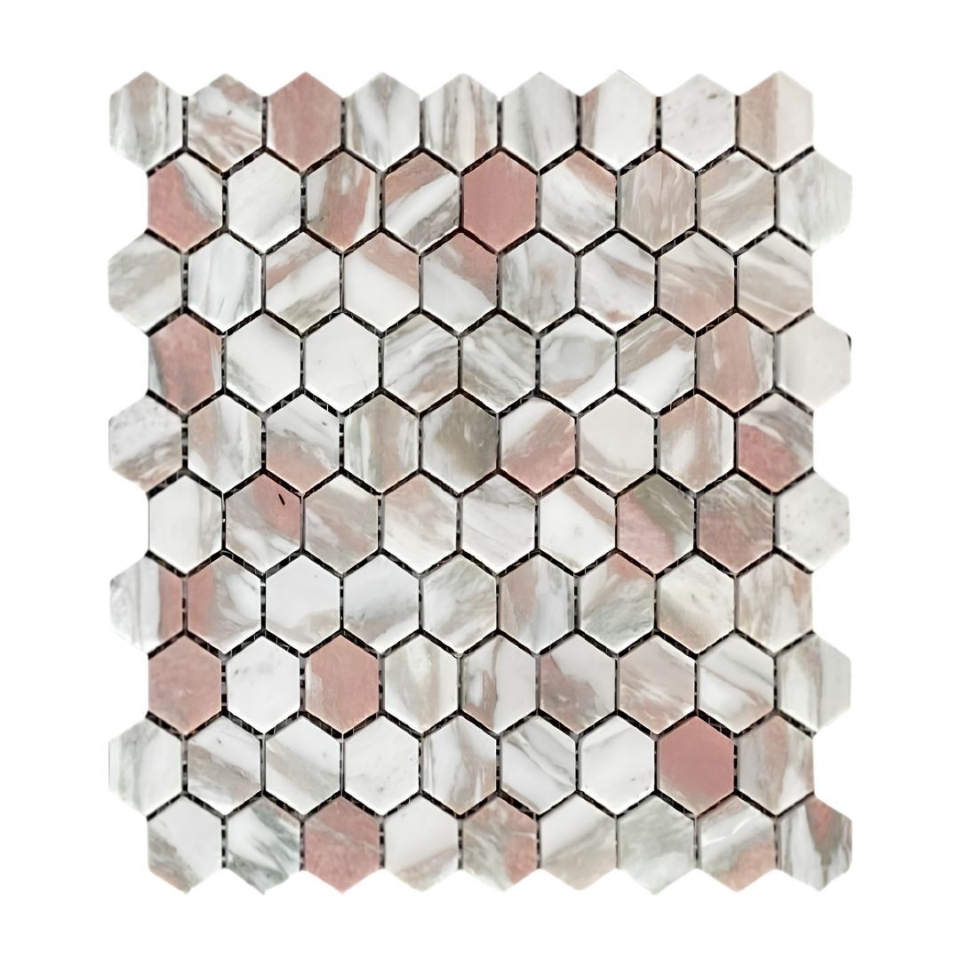 CORALINE, TEMPEST HEXAGON MINI MOSAIC