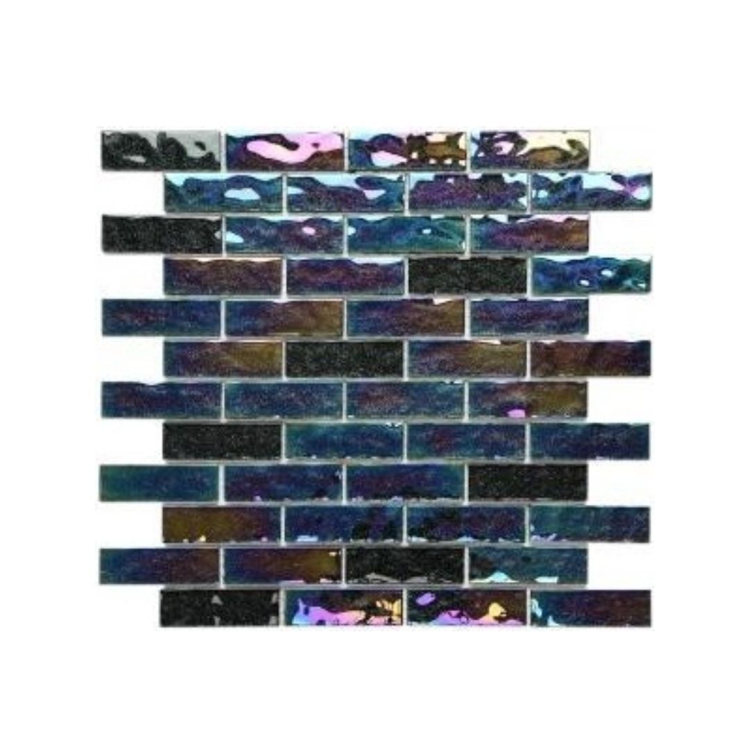 MIDNIGHT OCEAN, IRIS STRAIGHT SET 2x1 OFFSET