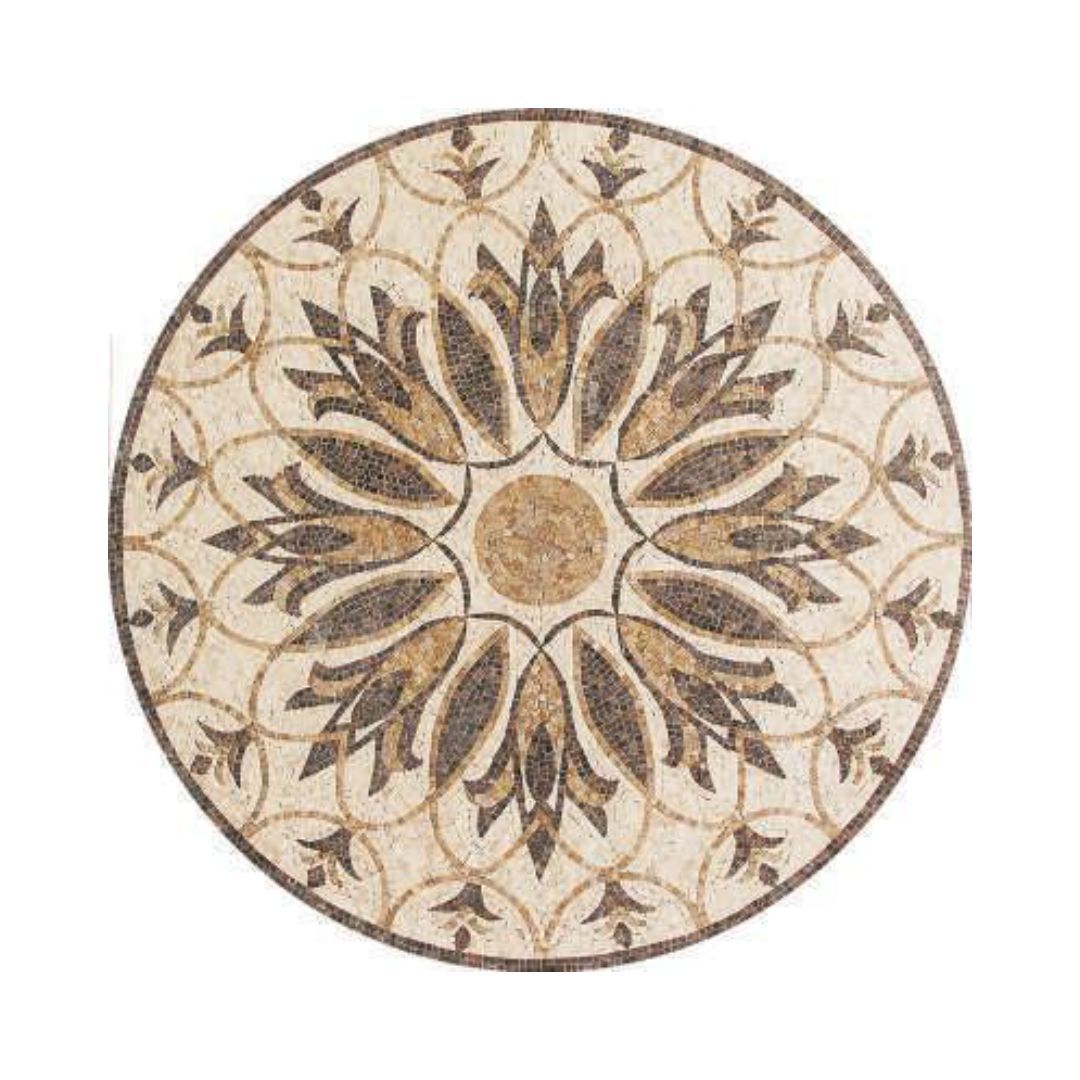 TERRACOTA, AVORIS HAND-CUT MURAL, Mosaic - Asian