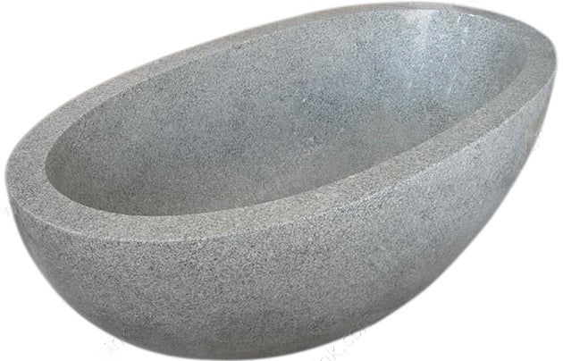 CRYSTAL LIGHT Granite Honed Oval Bathtub