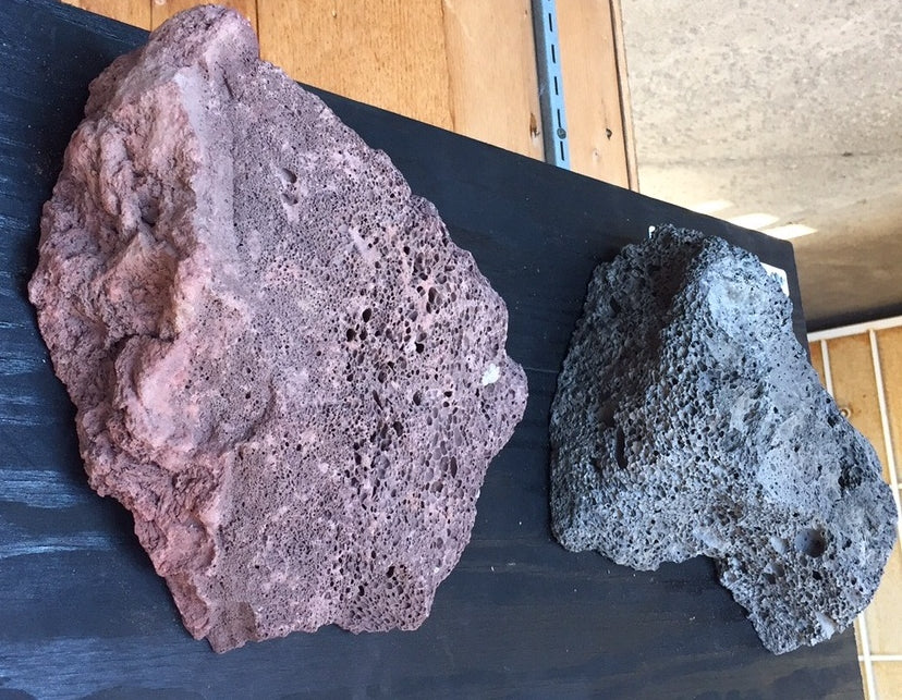 PUKA LAVA BLACK Basalt 1-3" Thick Natural top & Saw Cut bottom Random Natural-Cleft Edge Wall Veneer