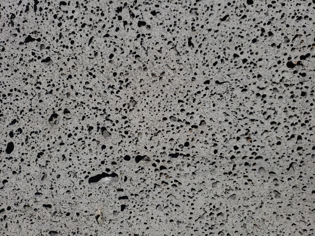 PUKA LAVA GREY - STRAIGHT, Basalt Saw Cut - 18" x 18" x 1.5" thick Paver