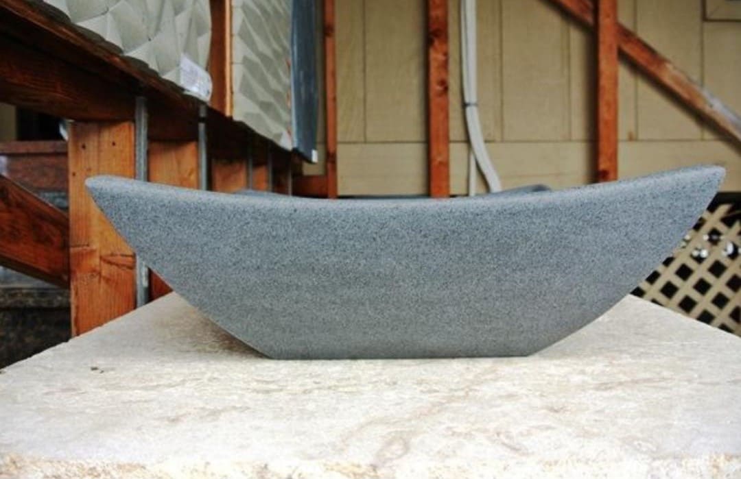 Dark Grey Granite Sink Hawaii Stone Imports