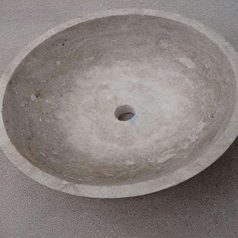 NOCE Round with Circular Base, Cup type Honed-filled Sink