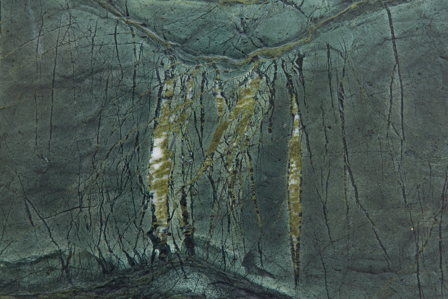 GREEN PEACE Quartzite Leather Slab