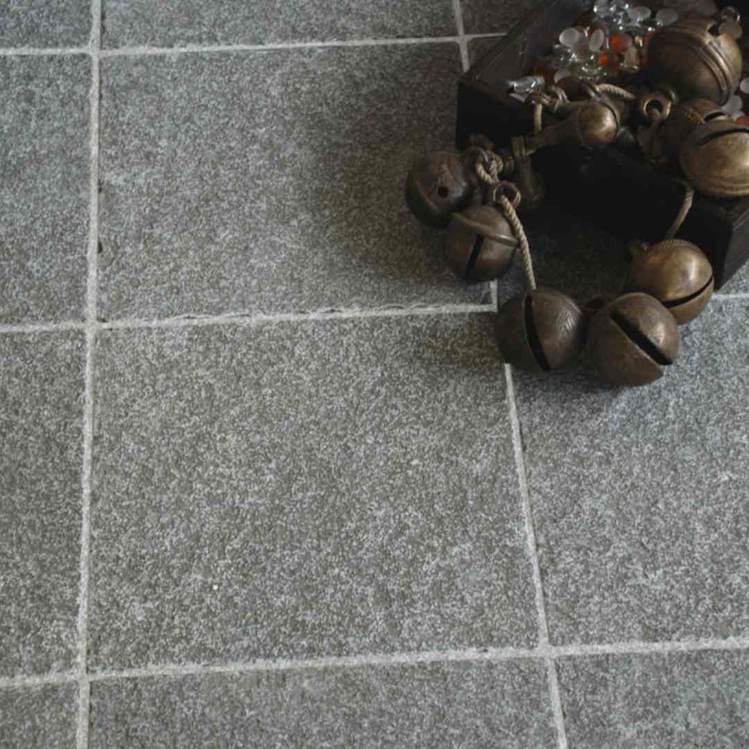 LIME GREY Limestone Distressed Tile