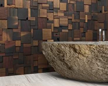 MOLOKAI River Stone Honed/Filled interior & Natural exterior Bathtub