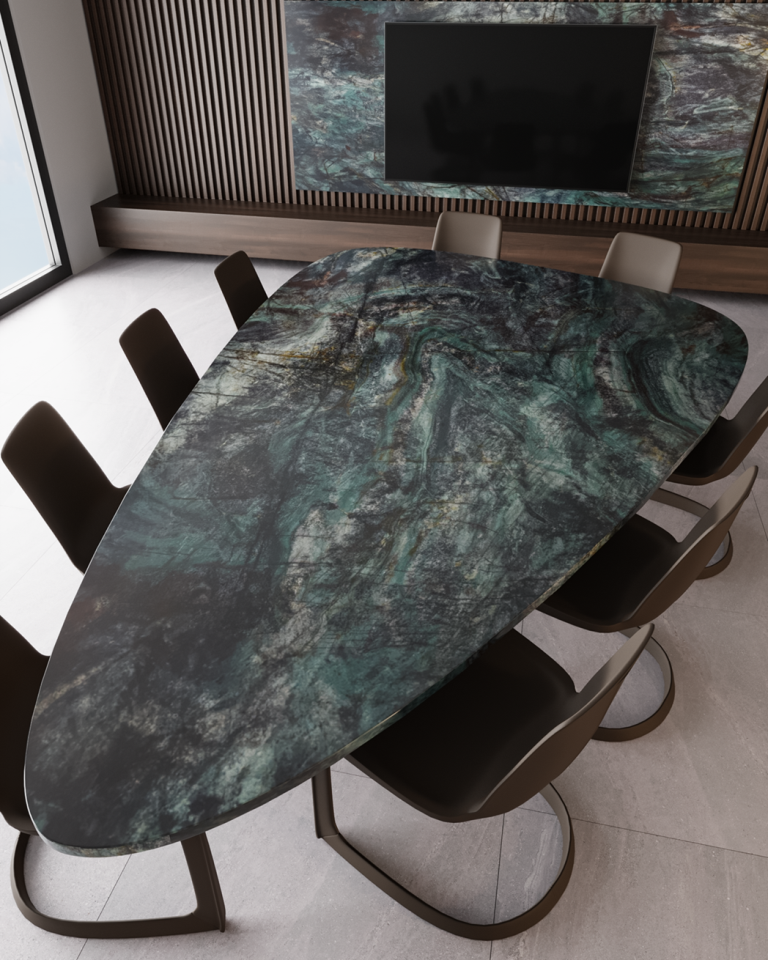 PARADISE BLUE Quartzite Polished Slab