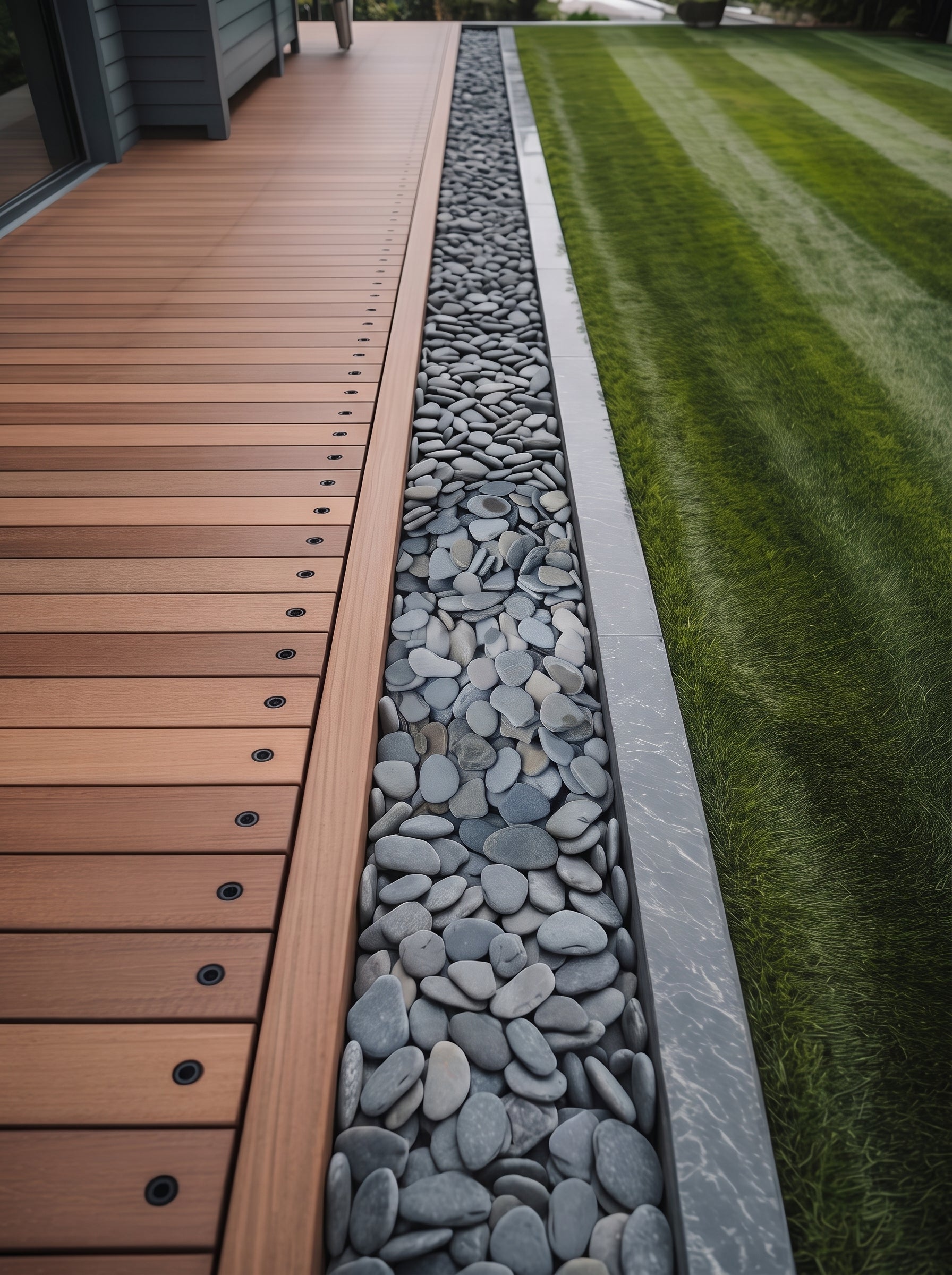 RIVER GREY Polished Tumbled Garden Pebbles