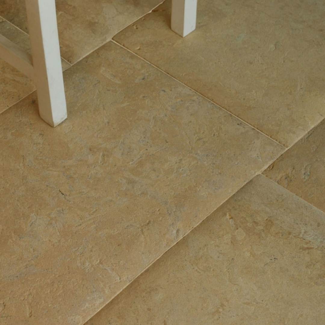 SHERBOURNE Limestone Pillowed Edge Tile
