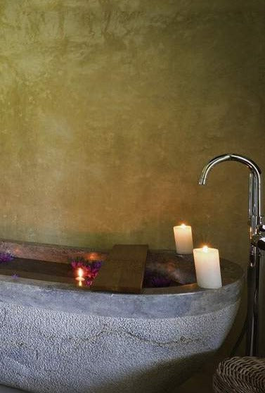 KRAKATOA Basalt Oval Bathtub