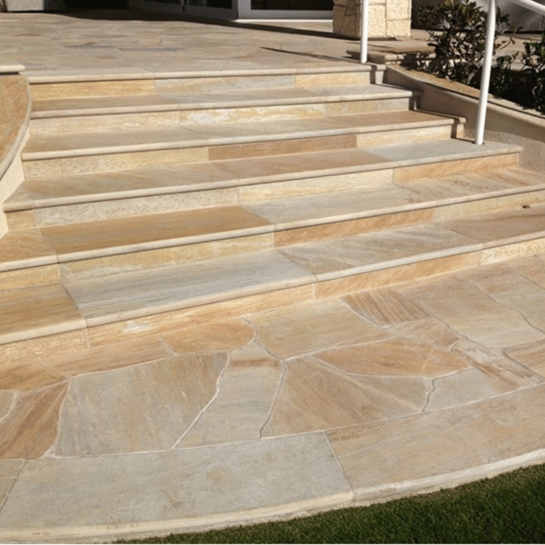 Daffodil Yellow Quartzite Paver Hawaii Stone Imports