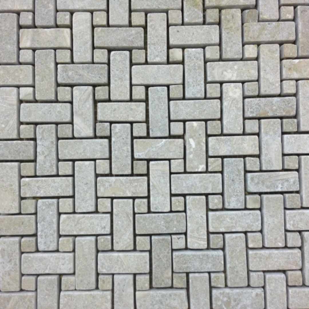 Seagrass Limestone mosaic Hawaii Stone Imports