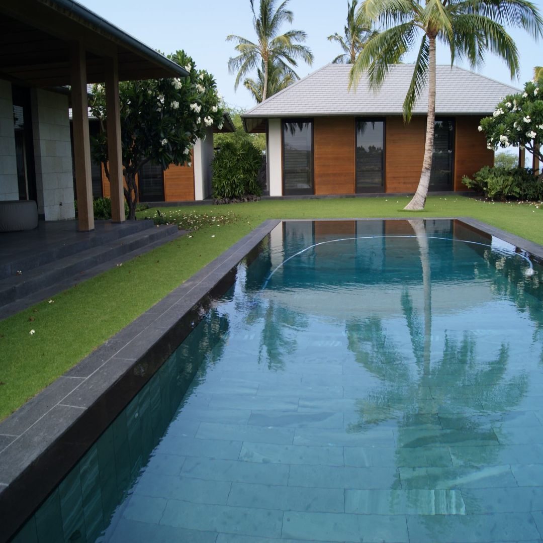 Puka Lava Grey Basalt Pool Coping Hawaii Stone Imports