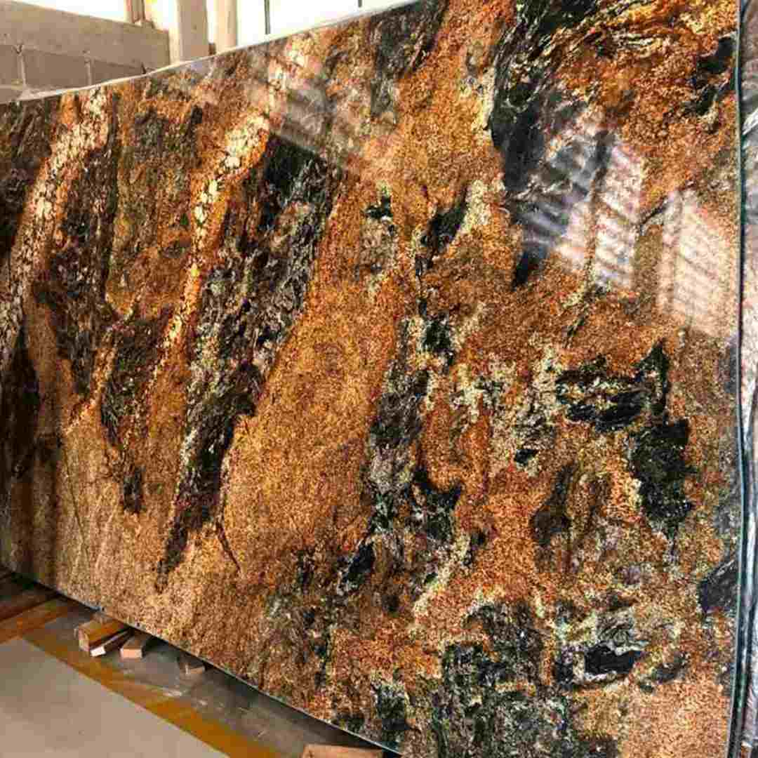 Magma Gold Granite Slab Hawaii Stone Imports