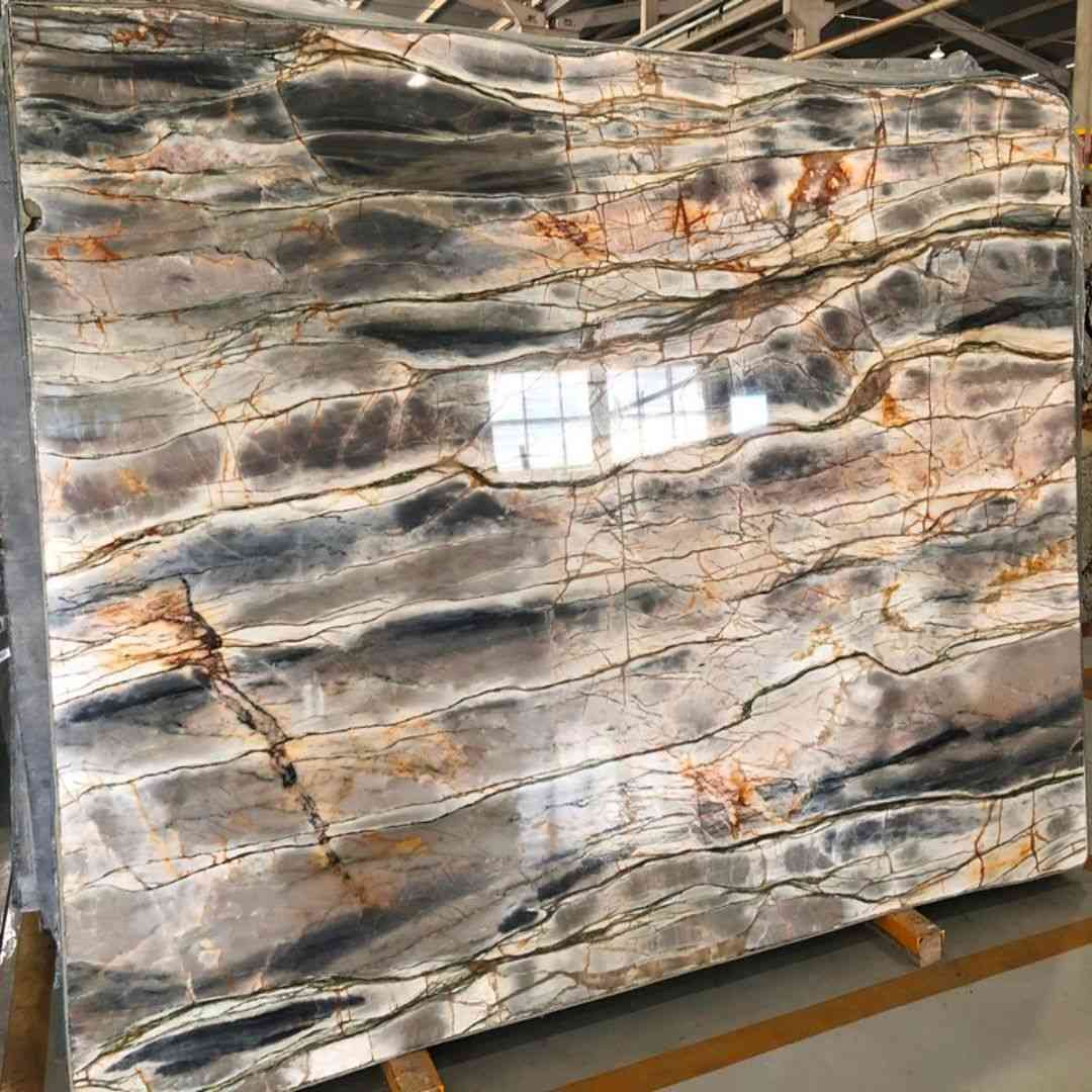 Michelangelo Quartzite Slab Hawaii Stone Imports